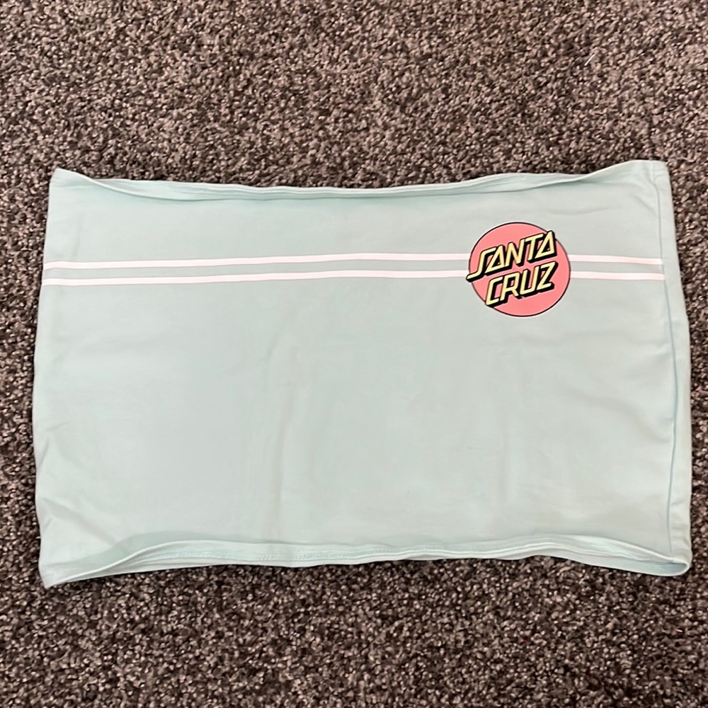 Santa Cruz Light blue tube top